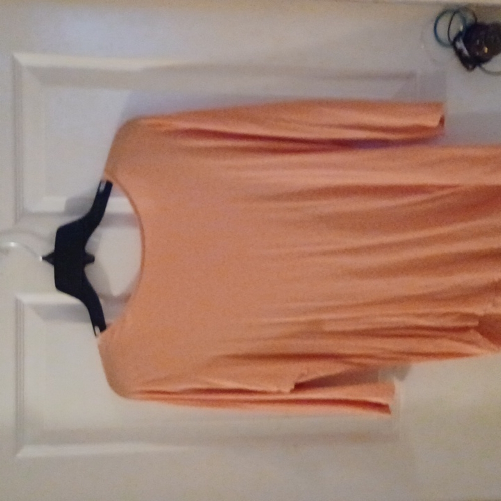 Plain peach colored shirt